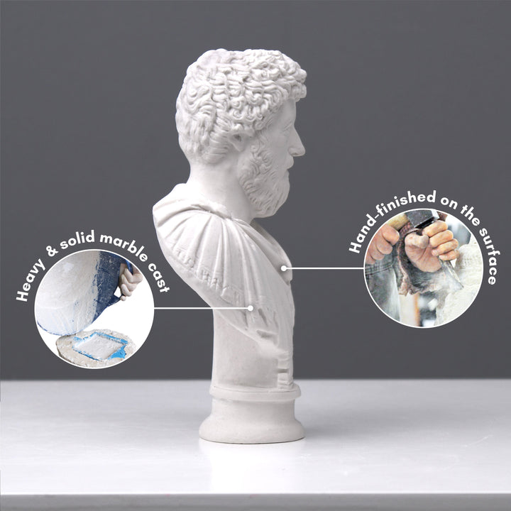 Marcus Aurelius Büste – Kleine römische Statue