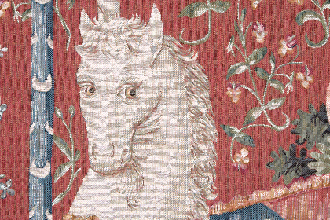 Einhorn – Portiere Gobelin Wandteppich (Jacquard gewebt)