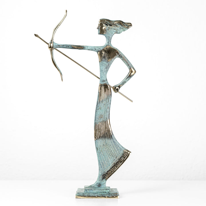Artemis – Goettin der Jagd (Messing Skulptur)