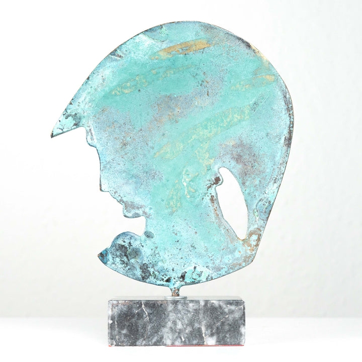 Athene Buste (Messing Skulptur)