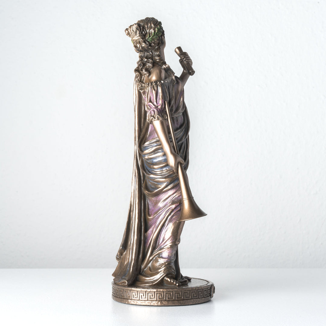 Clio Muse der Geschichte Skulptur (Kaltguss-Bronze)