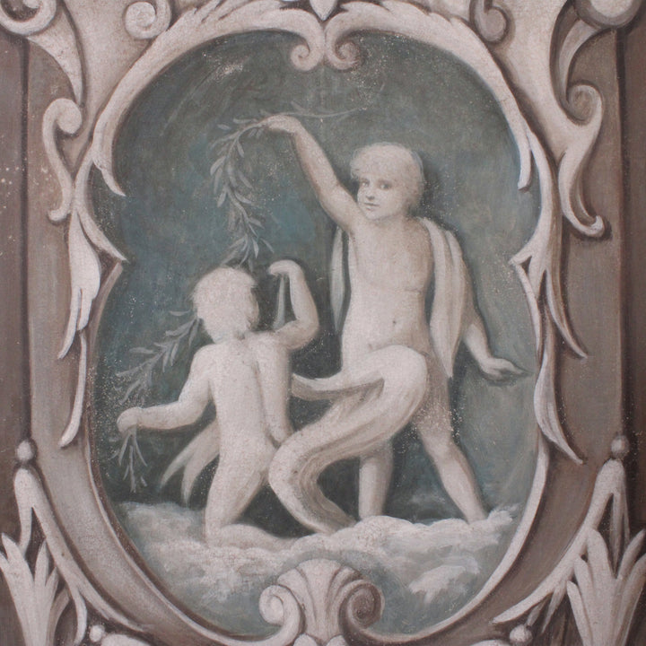 Säule mit Kamee Fresko Gemälde