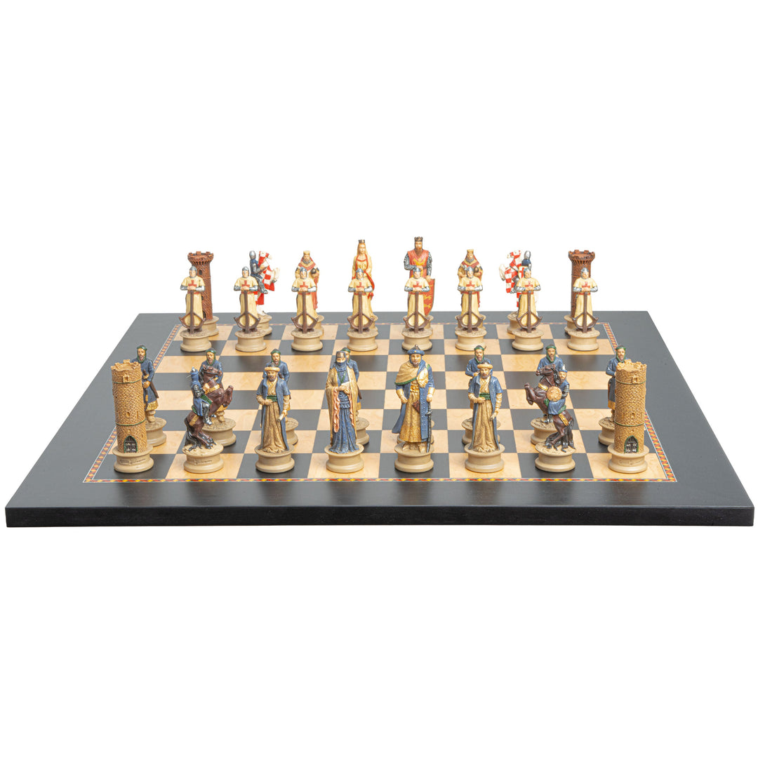 Themenschachspiel Kreuzritter vs Sarazenen