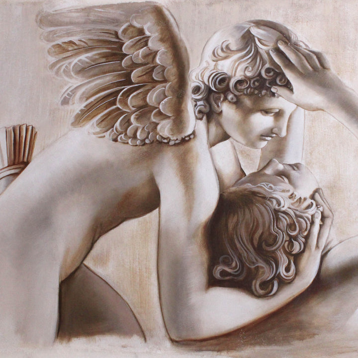Liebe von Amor und Psyche Fresko Gemälde