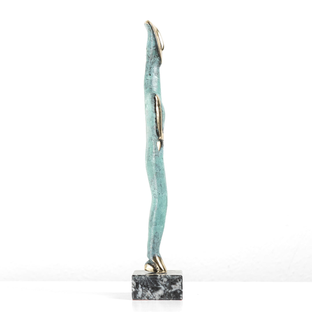 Kykladisches Idol (Messing Skulptur)