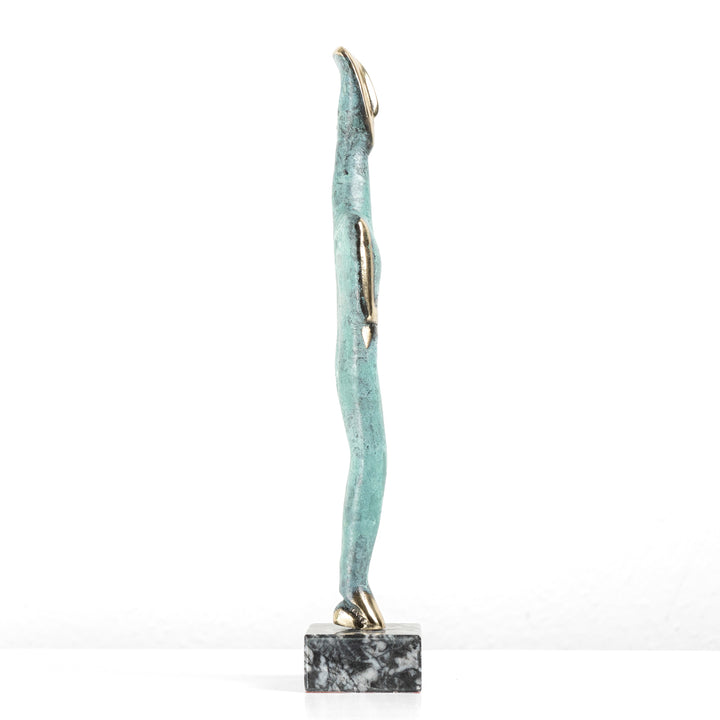 Kykladisches Idol (Messing Skulptur)