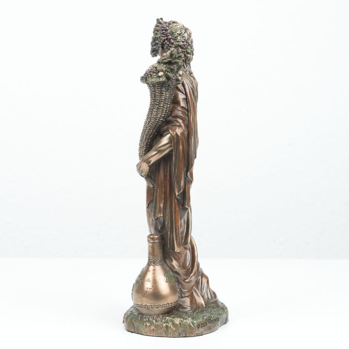 Dionysos Statue Griechischer Gott des Weines (Kaltguss-Bronze Skulptur)
