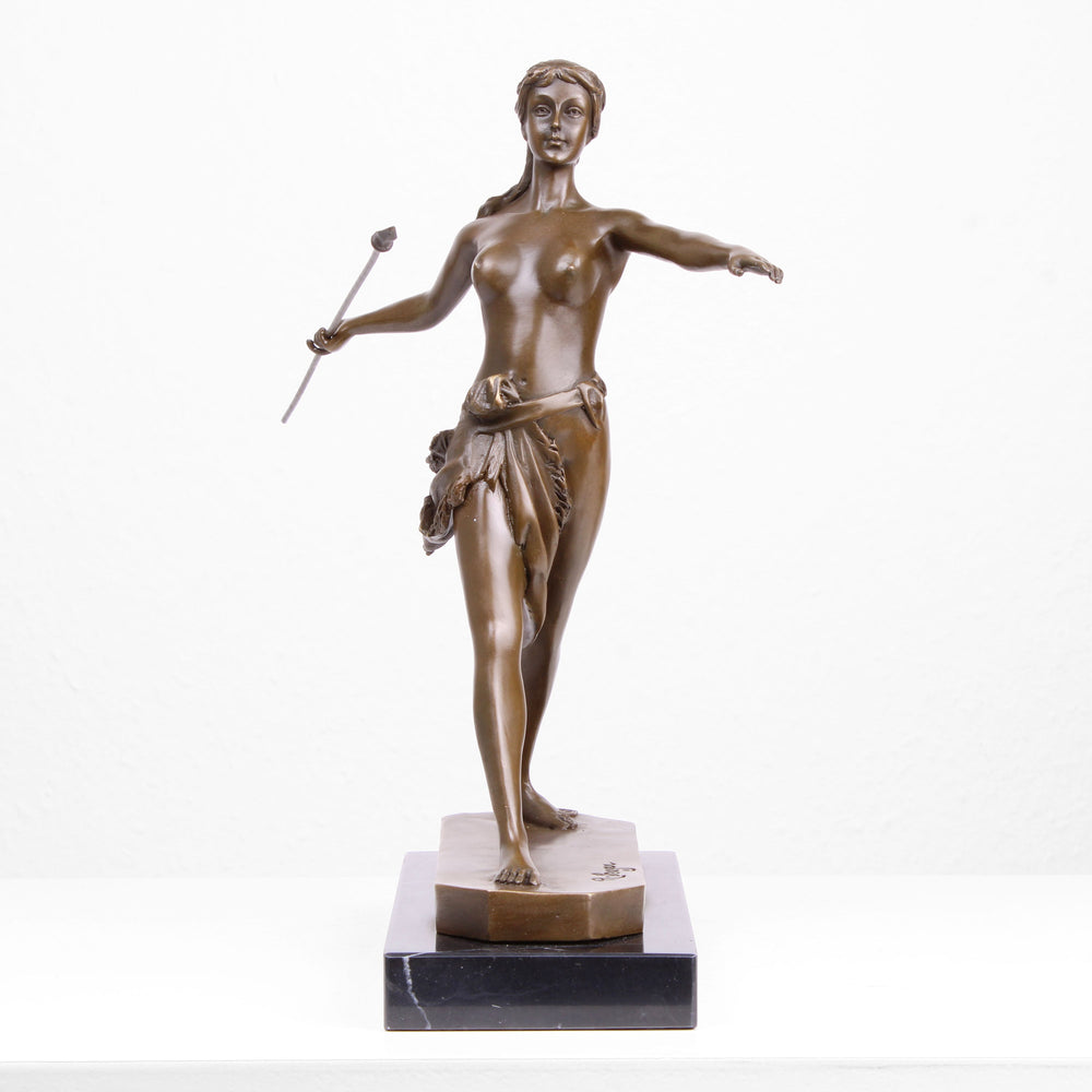 Amazone Statue (Bronze, Wachsguss)