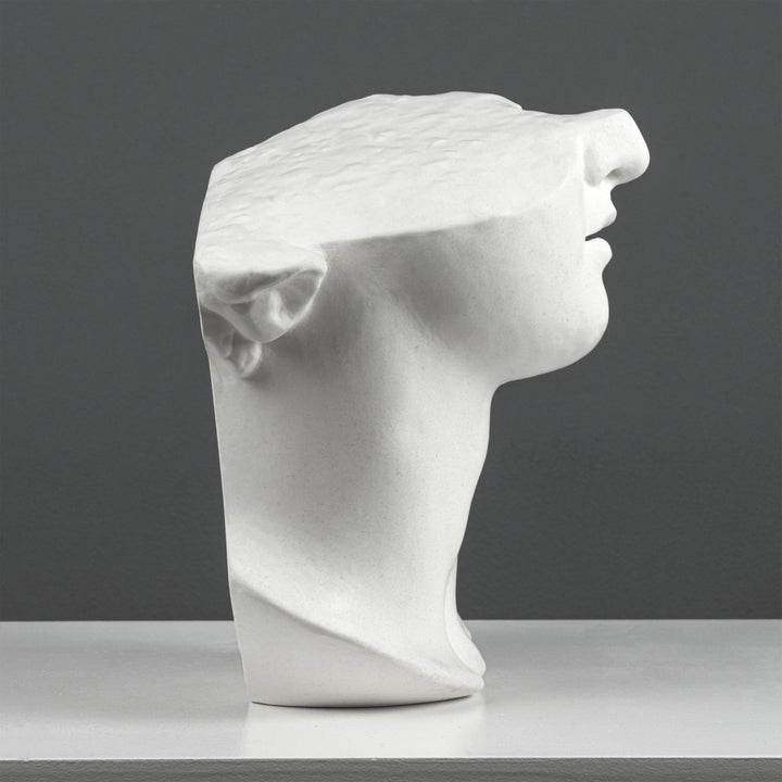 Apollo Bustenfragment Skulptur – Inspiriert vom Kolossalen Kopf eines Jünglings