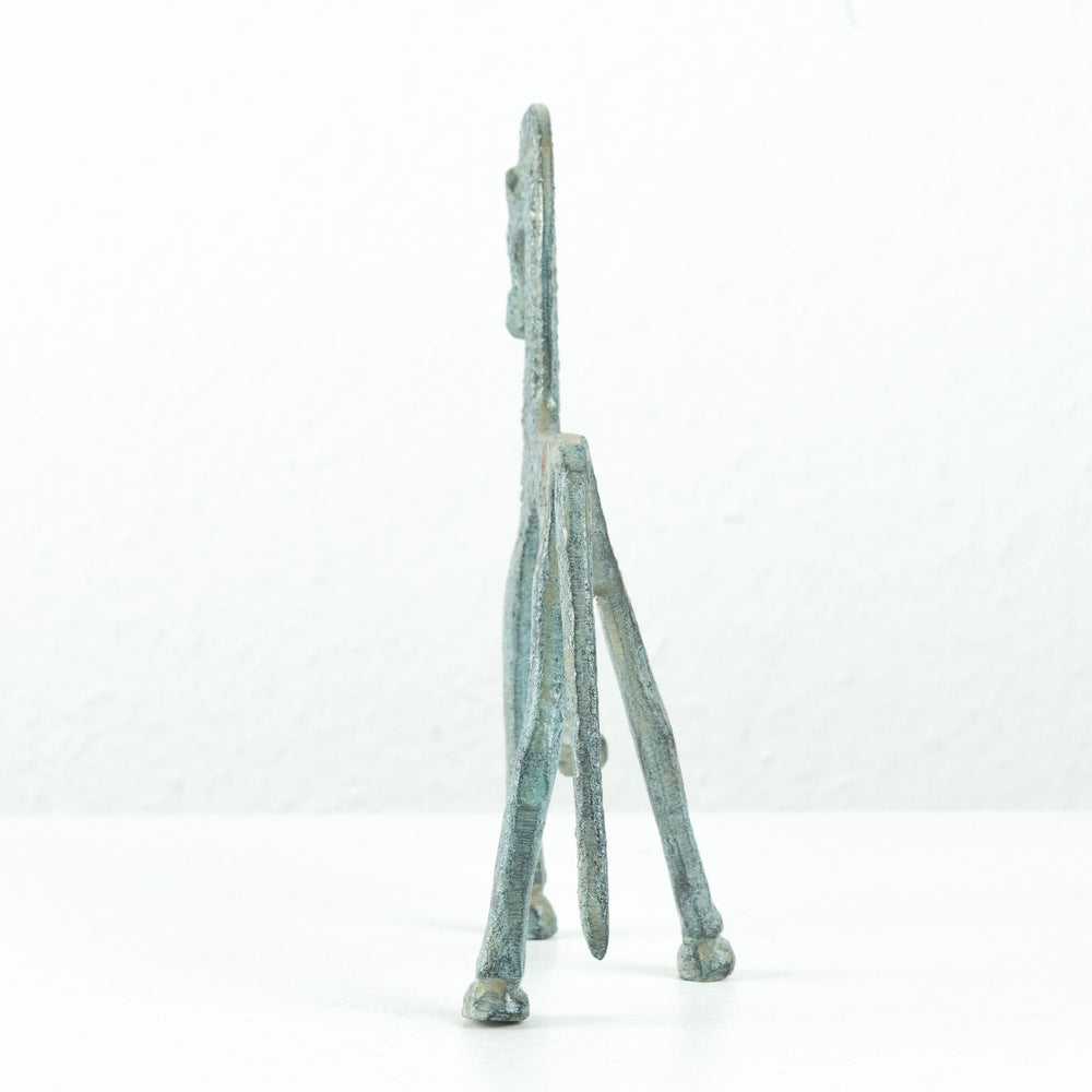 Griechisches Pferd Statue (Bronze, Kleine Skulptur)