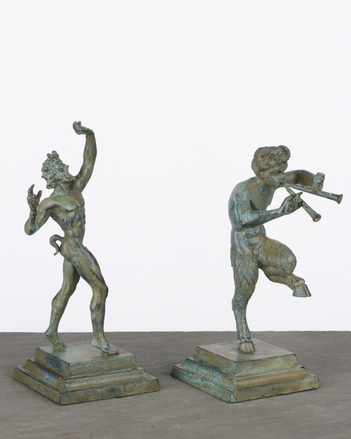 Tanzender Faun Statue (Bronze)