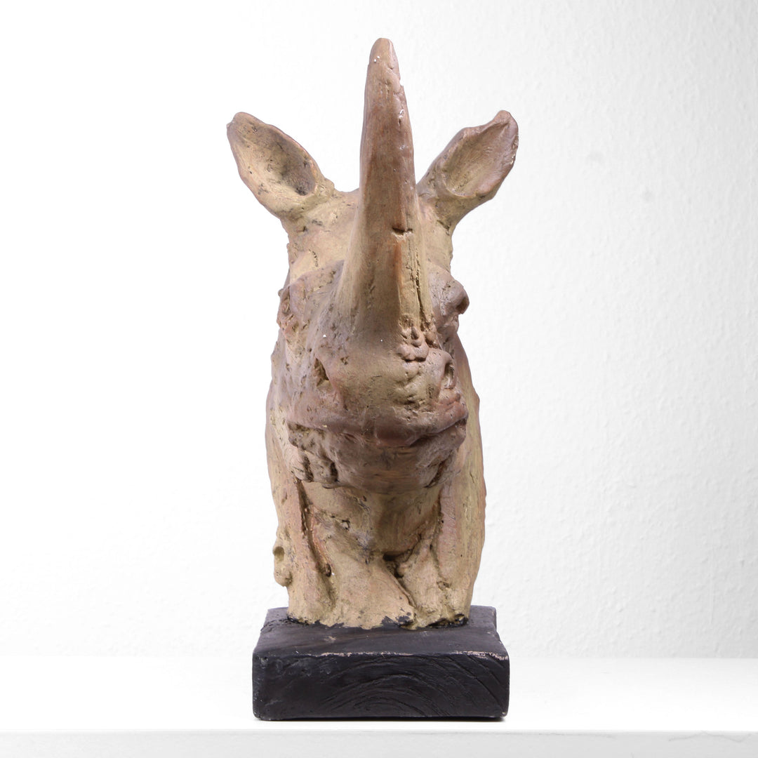 Große Nashornstatue (Kunstharz)
