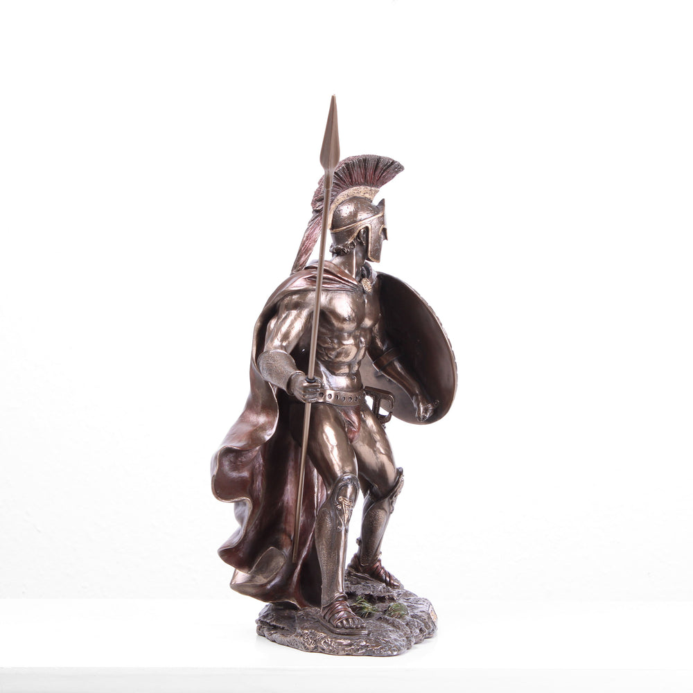Leonidas Griechischer Krieger Statue (Kaltguss-Bronze Skulptur)