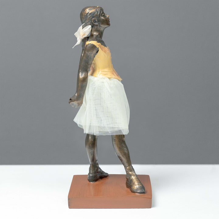 Kleine Tänzerin Statue (Bronzierte Skulptur aus Kunstharz)