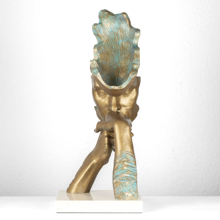 Liebespaarfigur „Caress“ von Anglada auf Marmorsockel