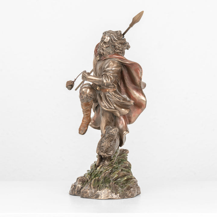 Lugh Statue — Keltischer Gott des Geschicks und der Meisterschaft (Kaltgussbronze-Skulptur)