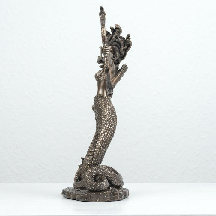 Medusa Statue Griechische Mythologie Gorgone (Kaltguss-Bronze Skulptur)