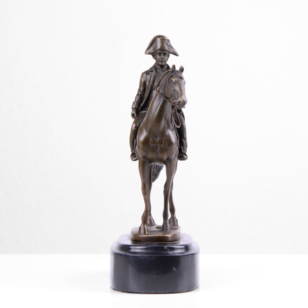 Napoleon zu Pferd Statue (Bronze, Wachsguss)