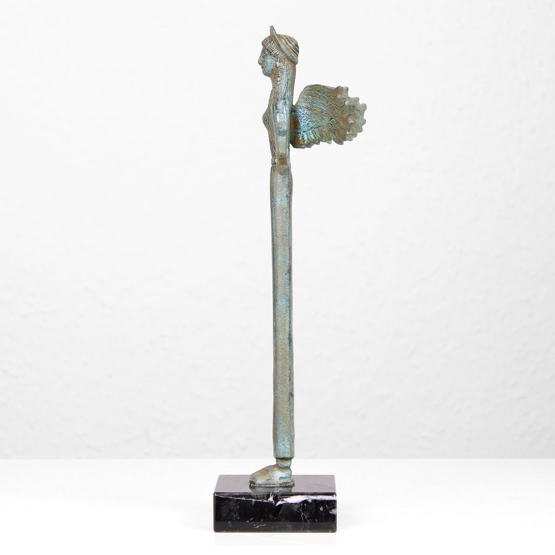 Nike Göttin Statue – Griechische Bronze Skulptur