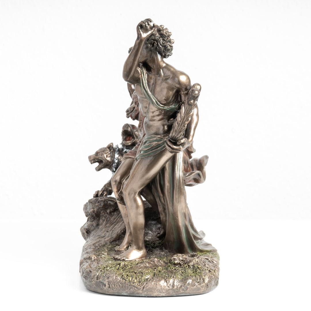 Orpheus und Eurydike Statue – Flucht aus der Unterwelt (Bronzierte Skulptur aus Kunstharz)