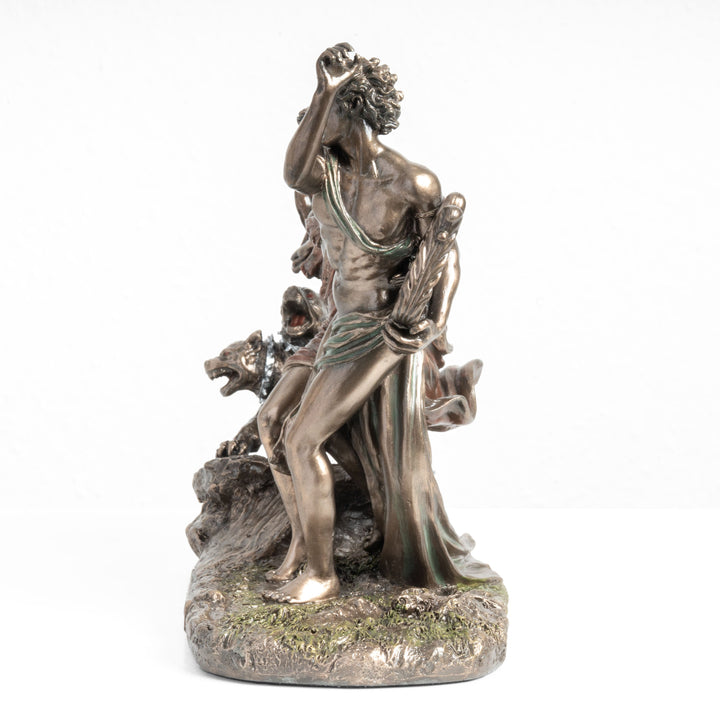 Orpheus und Eurydike Statue – Flucht aus der Unterwelt (Bronzierte Skulptur aus Kunstharz)