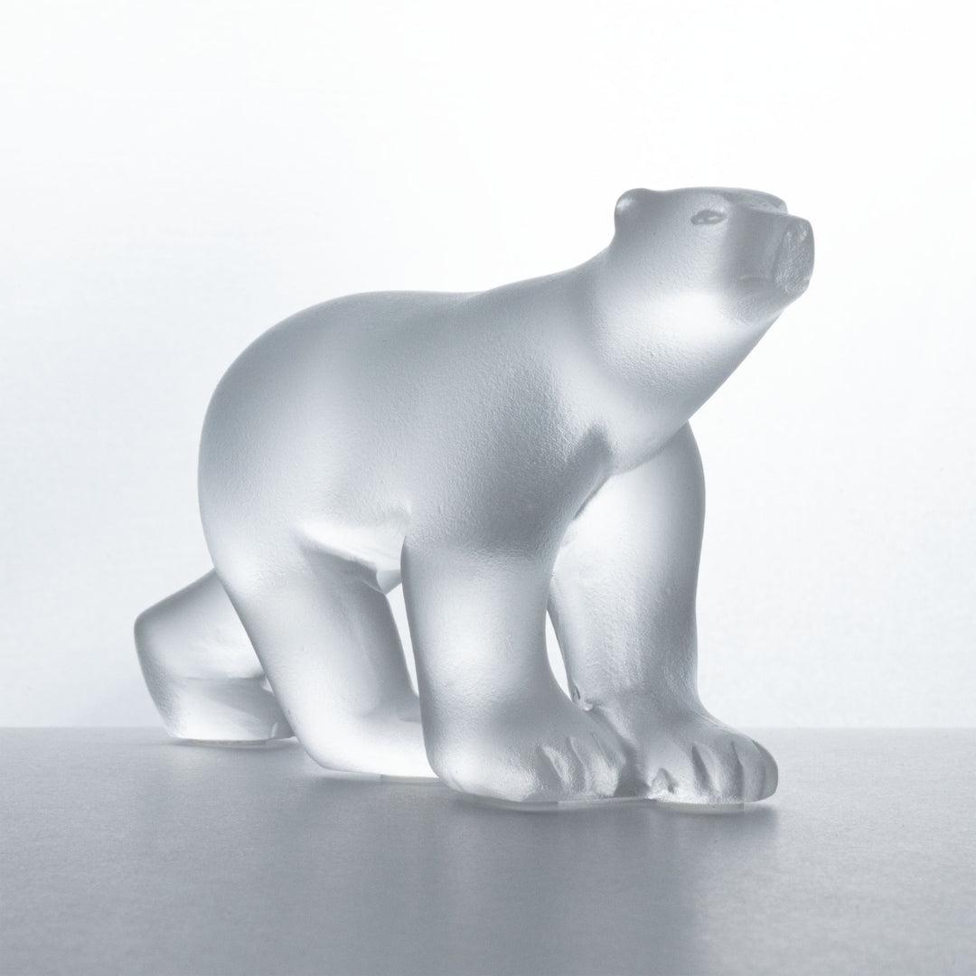Kleine Eisbär Statue (Ours Blanc von François Pompon)