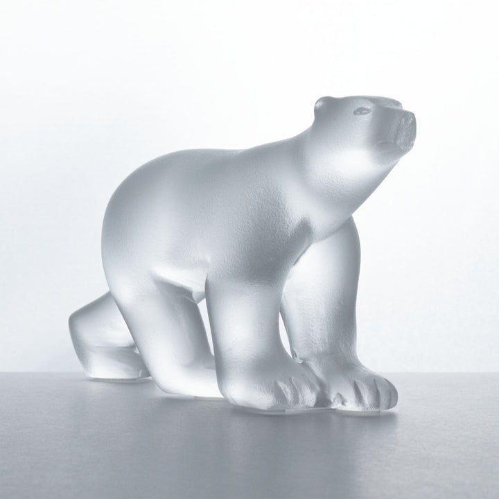 Kleine Eisbär Statue (Ours Blanc von François Pompon)