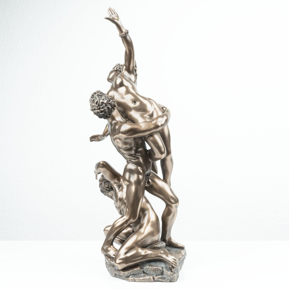 Raub der Sabinerinnen von Giambologna (Bronzierte Skulptur aus Kunstharz)
