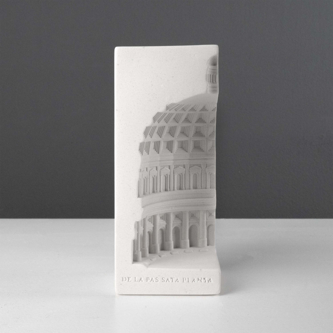 Marmorskulptur Klassische Architektur „De la Passata Pianta“ (Paar)