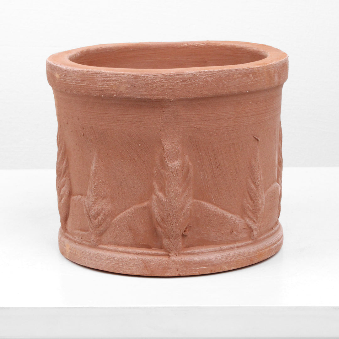 Kleine Runde Terrakotta Vase