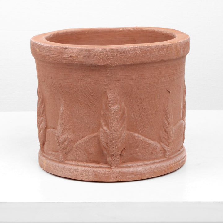 Kleine Runde Terrakotta Vase