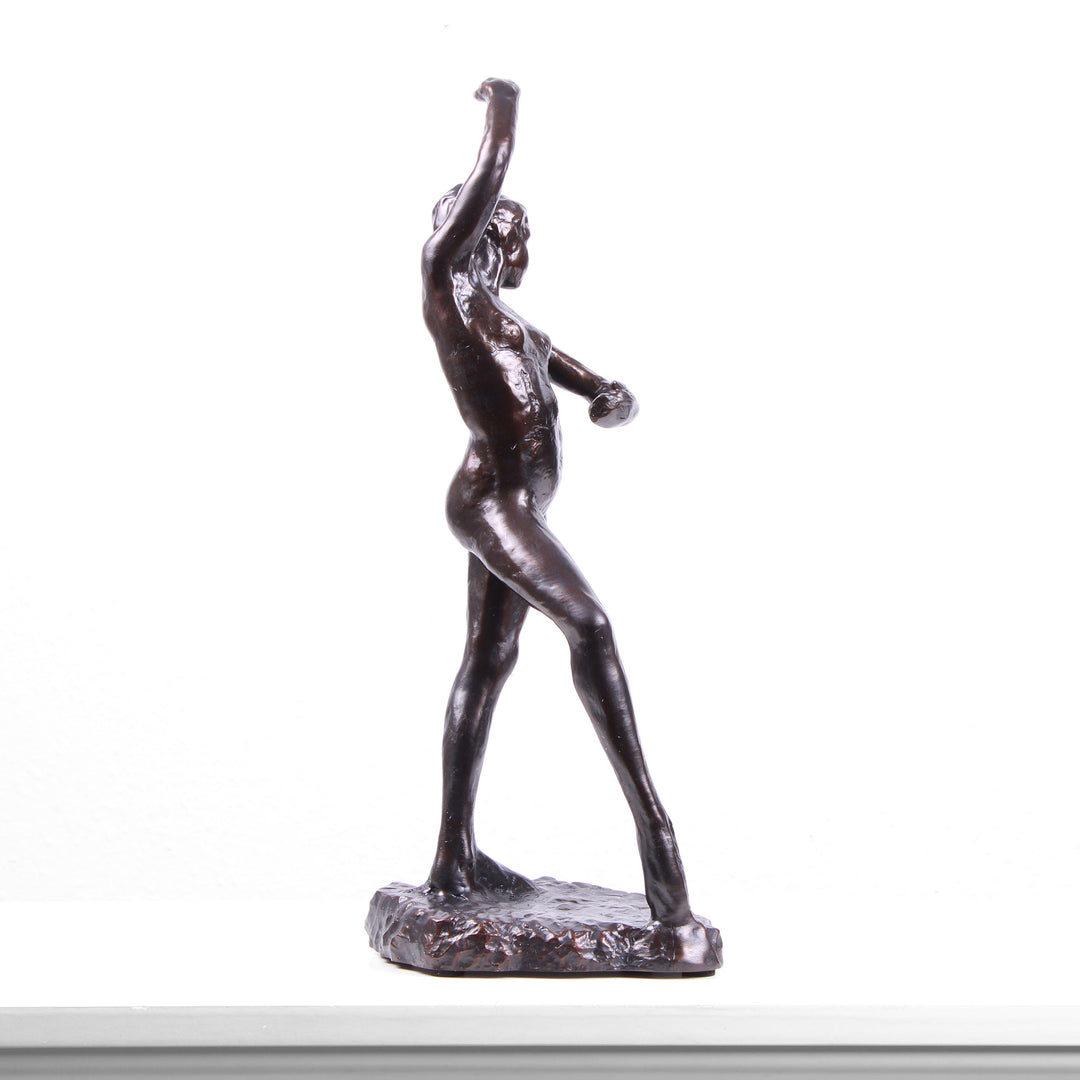 Spanischer Tanz Statue – Bronzierte Skulptur aus Kunstharz