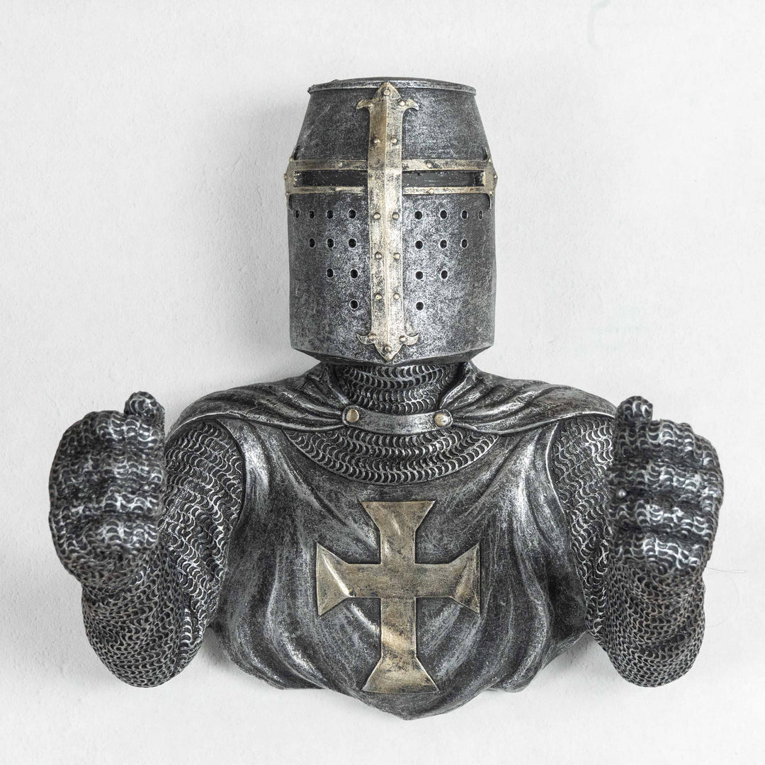 Templerritter Toilettenpapierhalter (Harz Skulptur)