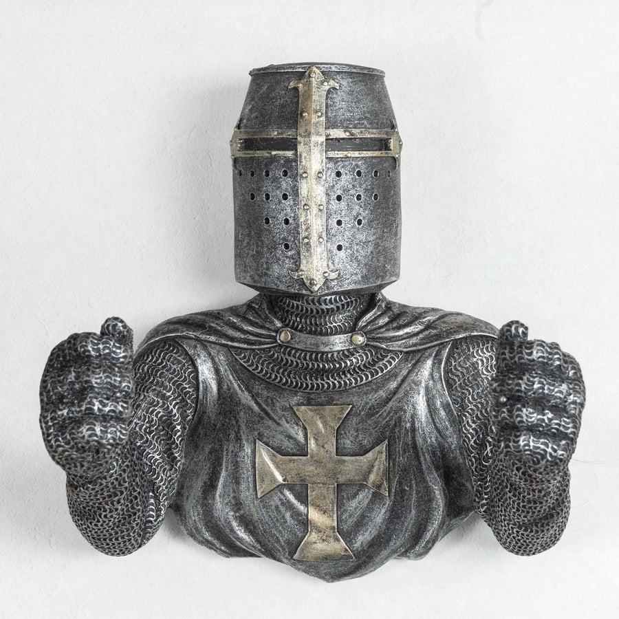 Templerritter Toilettenpapierhalter (Harz Skulptur)