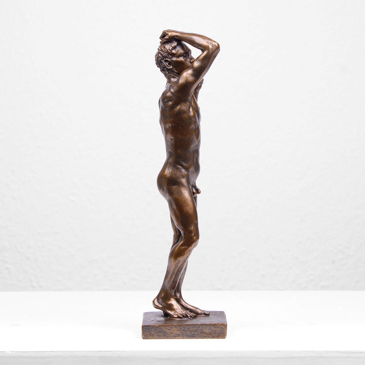 Das Bronzezeitalter Statue von Rodin (Bronzierte Skulptur aus Kunstharz)