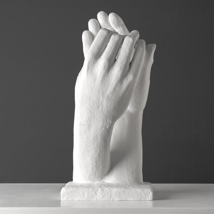 Statue der Kathedralenhand von Rodin (Gross, Weiss)