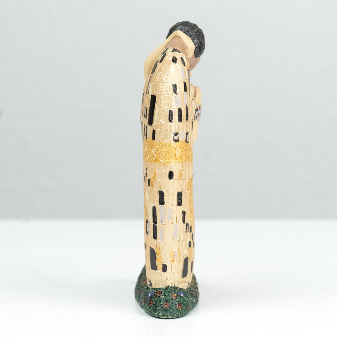 Der Kuss Skulptur von Klimt (Klein, Liebespaar Statue)