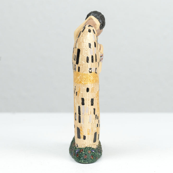 Der Kuss Skulptur von Klimt (Klein, Liebespaar Statue)