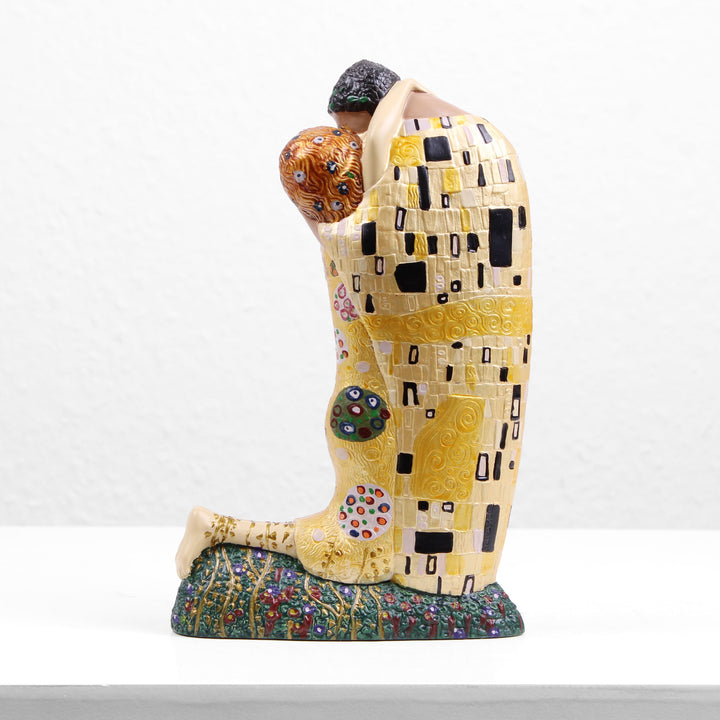 Der Kuss Skulptur von Klimt (Liebespaar Statue)