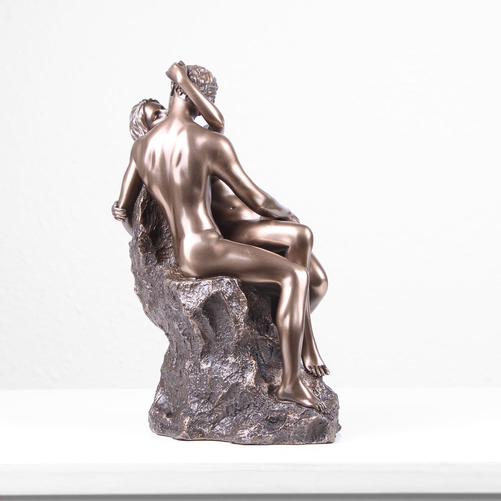 Der Kuss Skulptur von Rodin (Kaltguss-Bronze Statue)