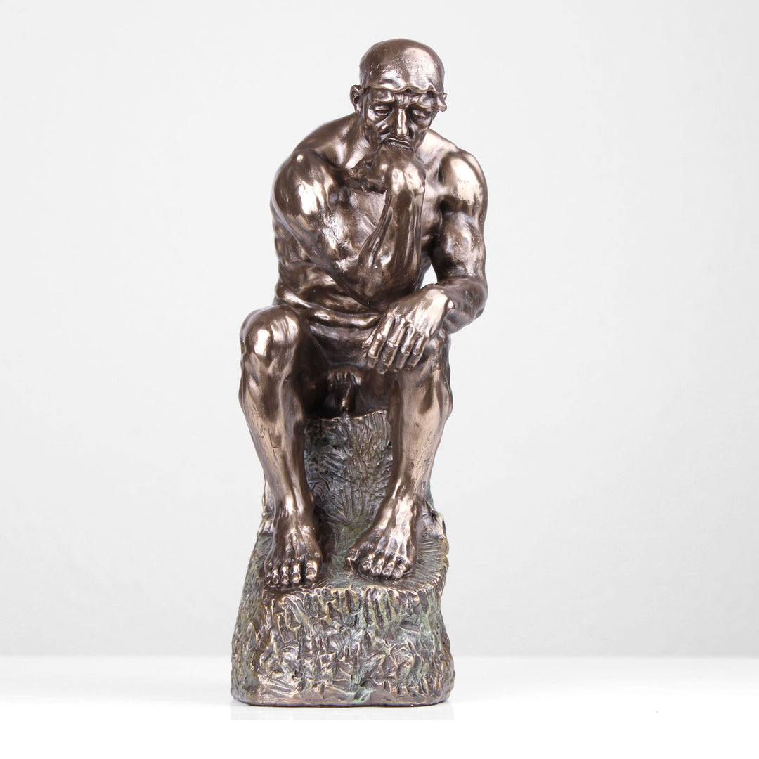 Der Denker von Rodin (Bronzierte Skulptur aus Kunstharz)
