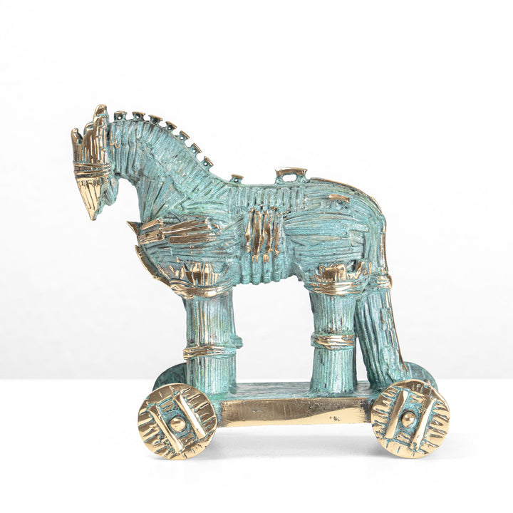 Trojanisches Pferd (Messingskulptur)