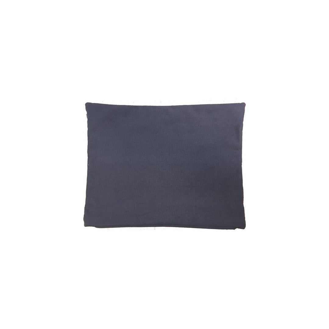 Himmelblauer Kissenbezug – Zwei Schwäne auf dem See (Jacquard gewebt)