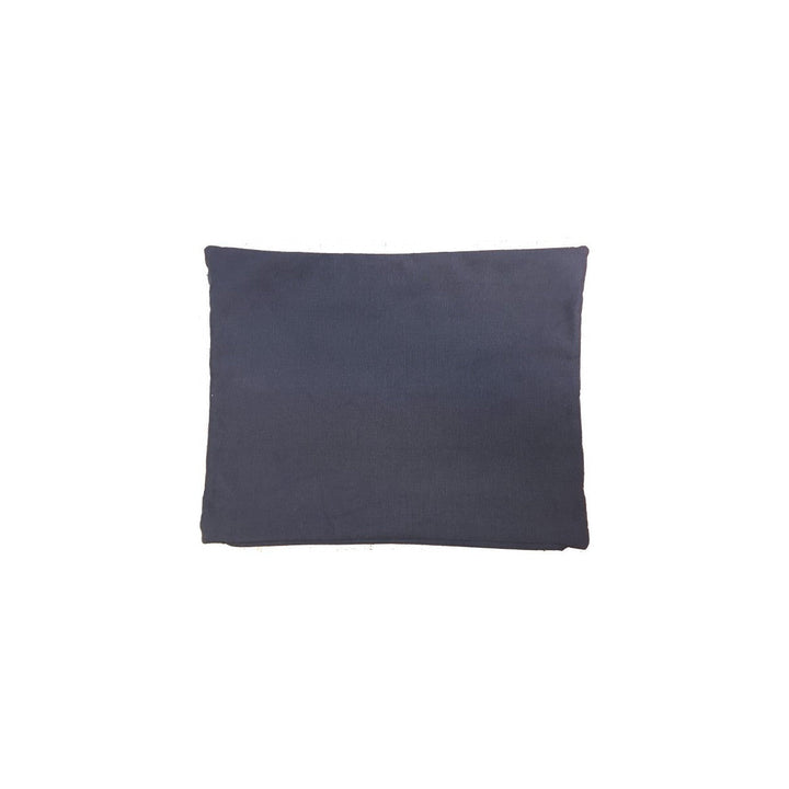 Himmelblauer Kissenbezug – Zwei Schwäne auf dem See (Jacquard gewebt)