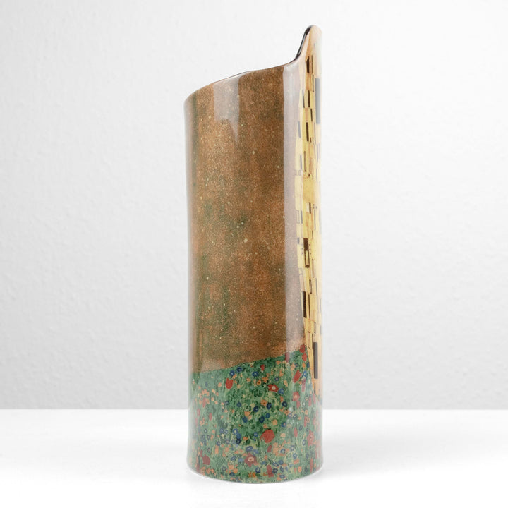 Keramikvase „Der Kuss von Klimt“
