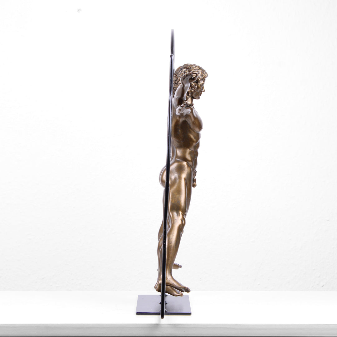 Der vitruvianische Mensch Statue (Körper Skulptur von Da Vinci) – Groß
