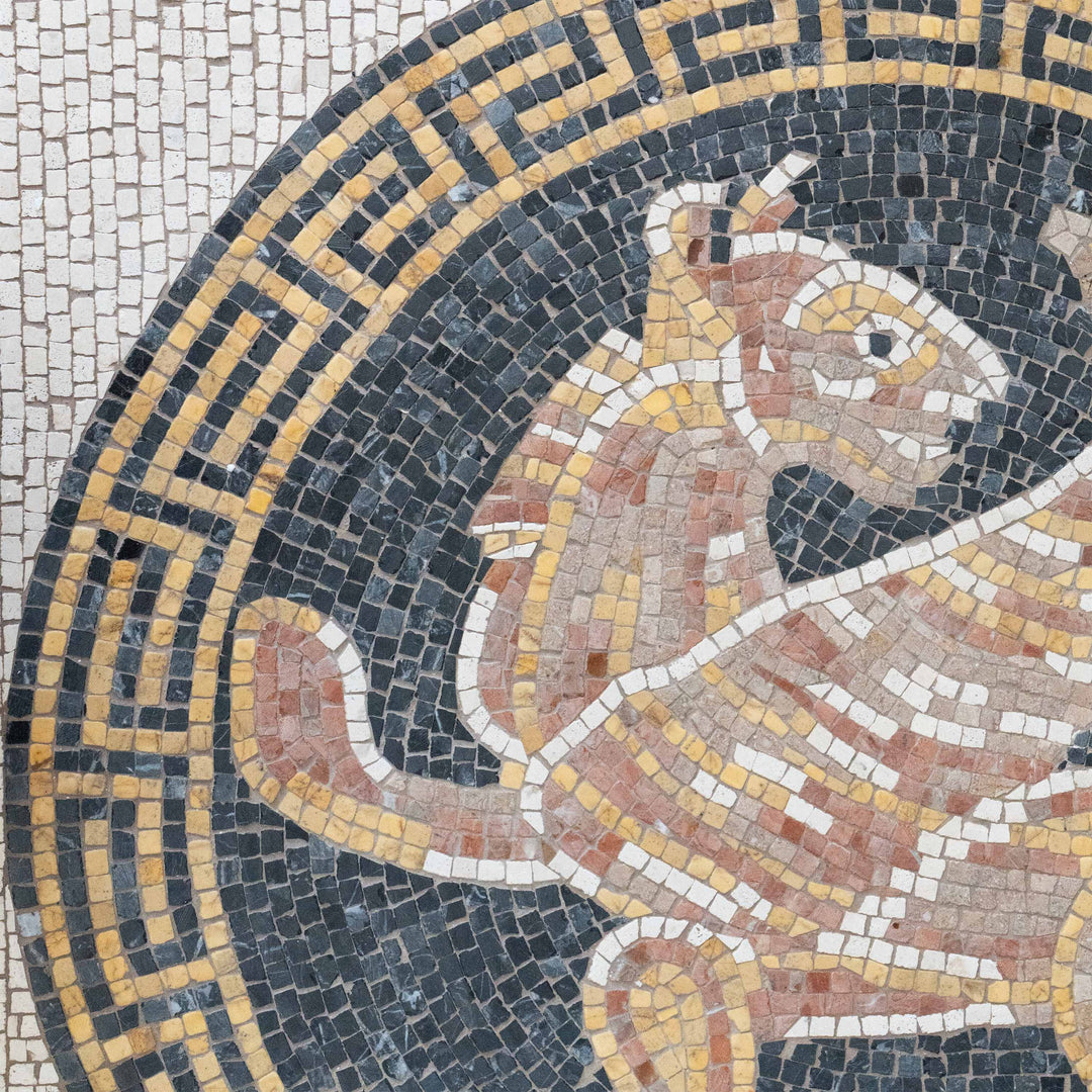 Geflügelter Löwe Marmor-Mosaik