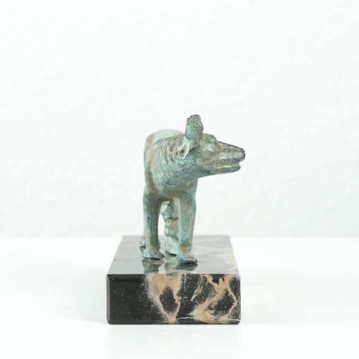Römische Wölfin Statue (Bronze) mit Romulus und Remus