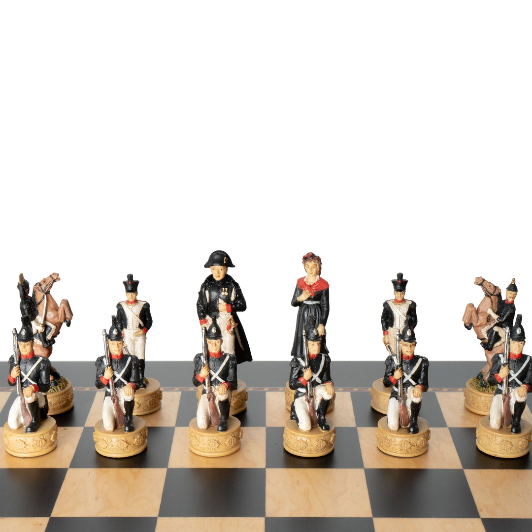 Themenschachspiel Napoleon vs Russen