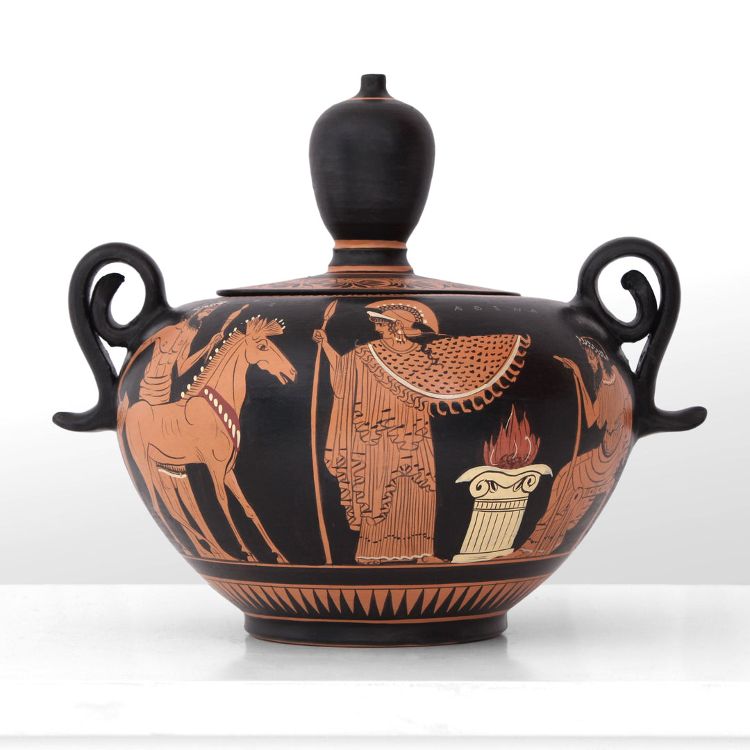 Antike griechische rotfigurige Fontaniera Vase